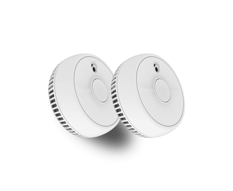 Fire Angel Smoke Alarm With 1 Year Battery - Twin Pack
