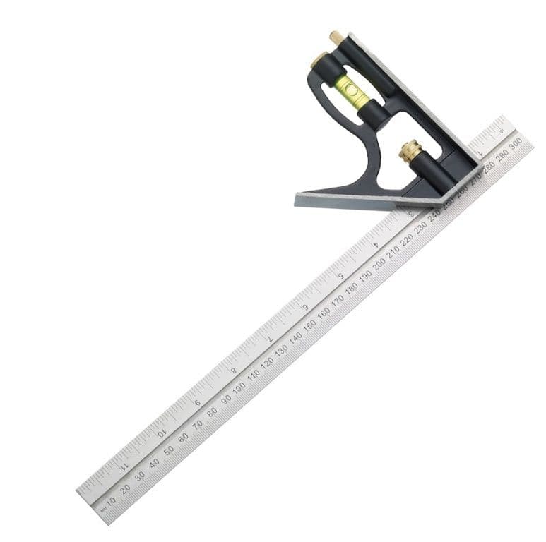 Fisher Combination Square - English & Metric Markings - 12"/300mm