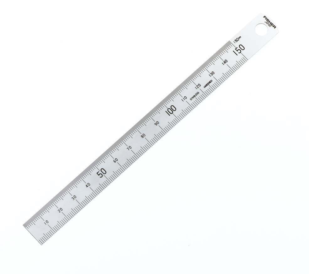 Fisher Satin Chrome Rule - 12"/300mm