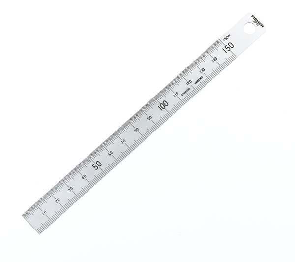 Fisher Satin Chrome Rule - 24"/600mm
