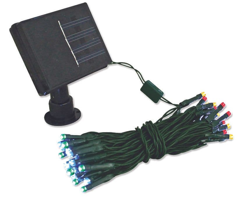 GardenKraft 100 LED Solar String Lights - Multi