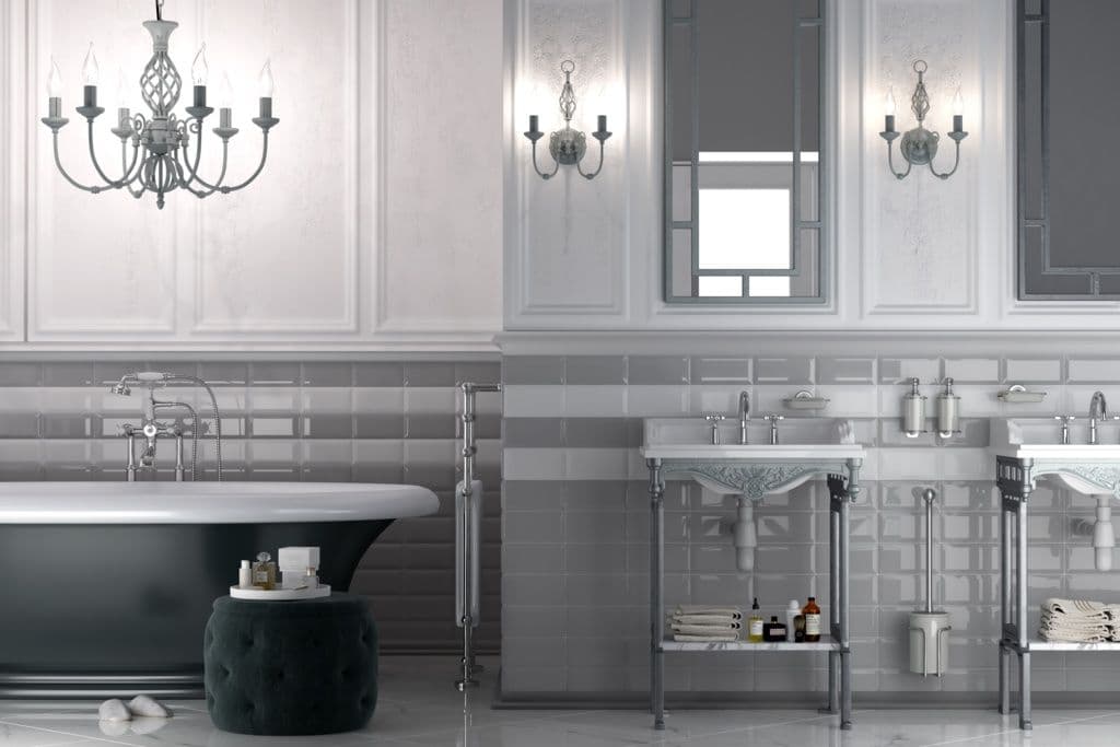 Golden Tile Bevel Metro Wall Tile 20 x 10cm - Grey 0.88m2