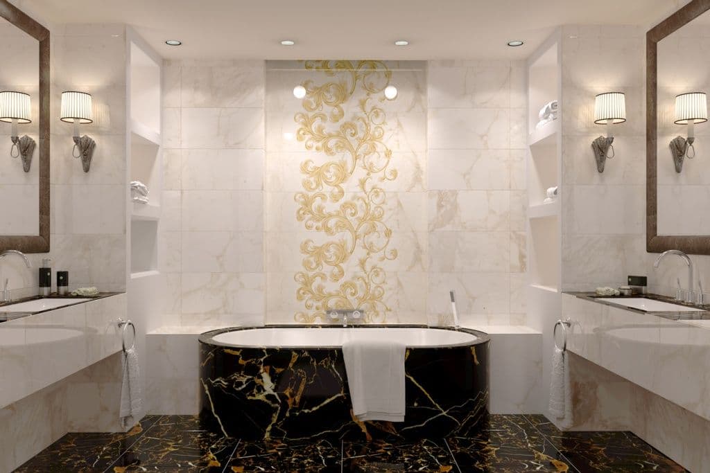 Golden Tile Saint Laurent Marble Wall Tile - 1.44m2