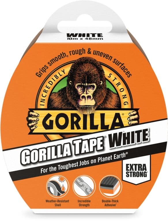 Gorilla White Tape - 10m