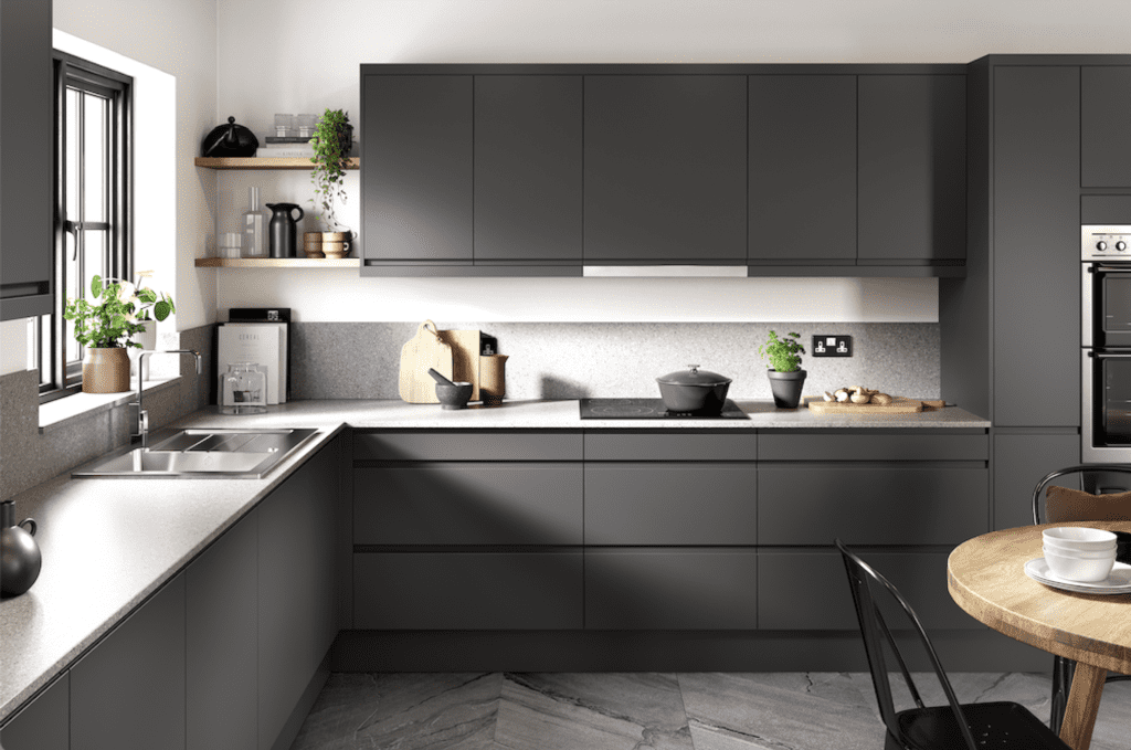 Gower Rapide+ Capri Dark Matt Grey Tall End Panel