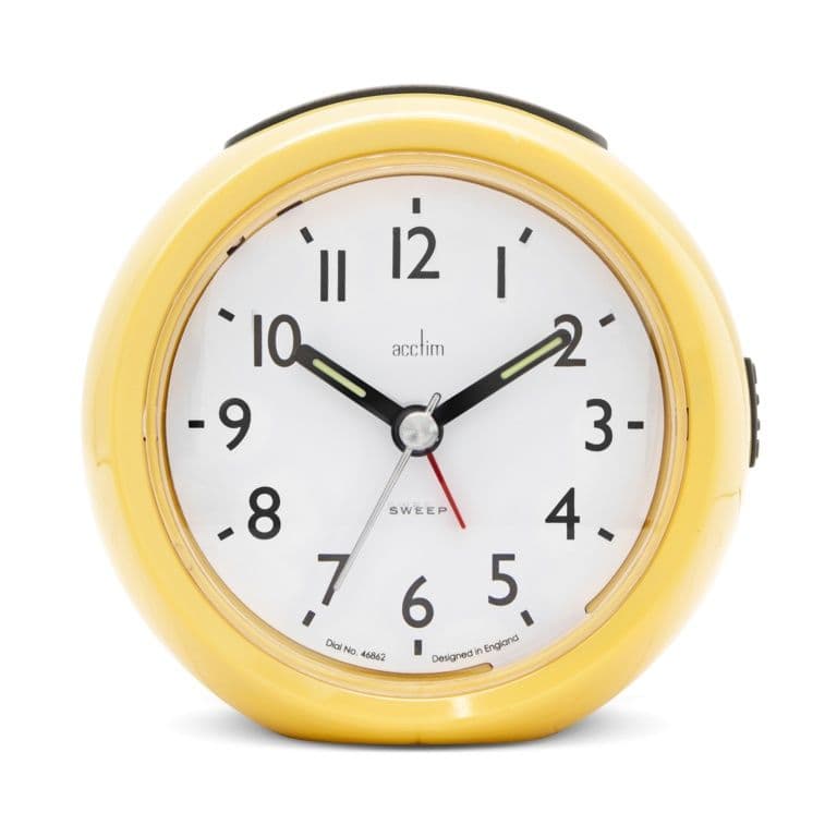 Grace Non Ticking Alarm Clock - Honey