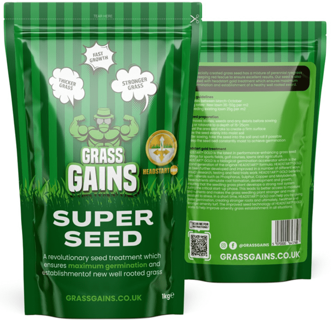 Grass Gains Super Seed Grass Seed - 1kg