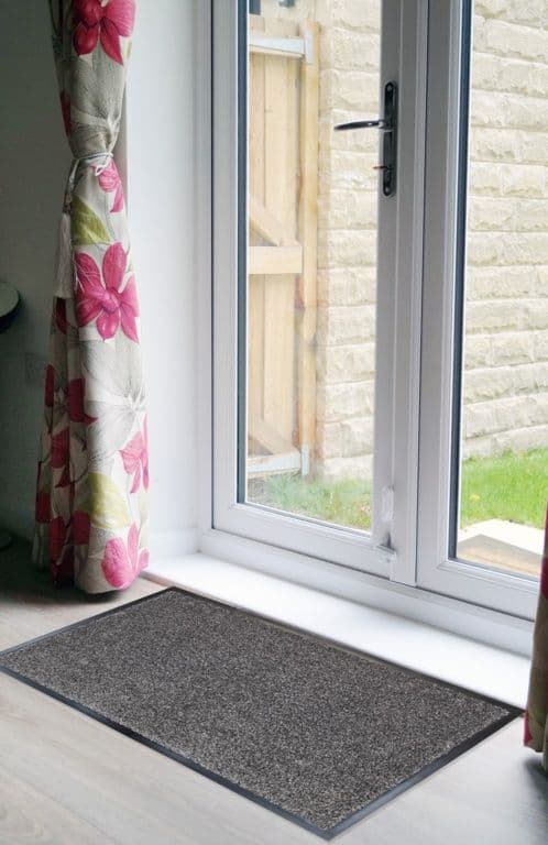 Groundsman Dirt Guard Absorbent Barrier Doormat 60 x 90cm - Light Grey