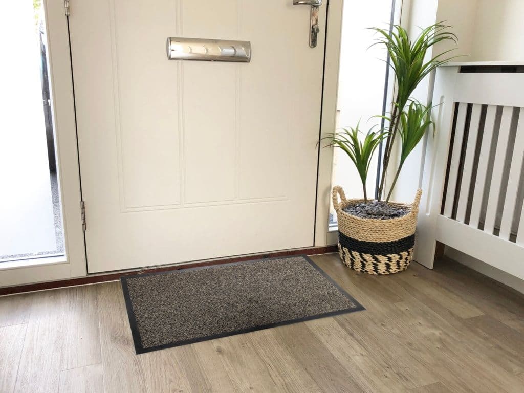 Groundsman Dirt Guard Cotton Barrier Doormat 50 x 80cm - Dark Brown