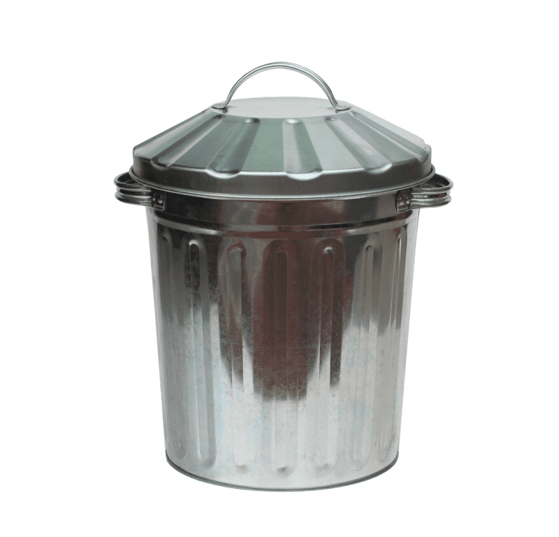 Groundsman Mini Galvanised Bin