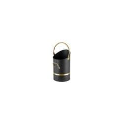 Hearth & Home Coal Hod - 16" Black & Brass