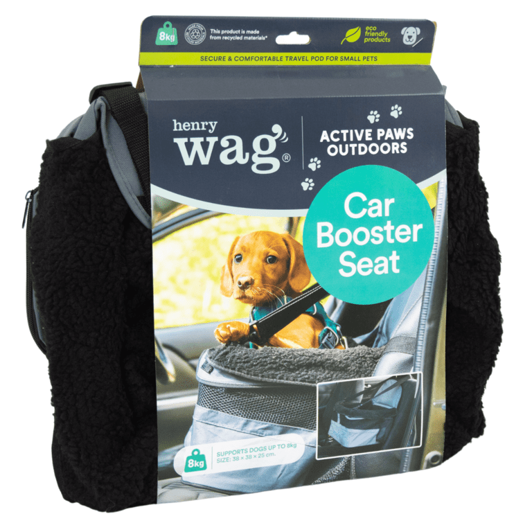 Henry Wag Car Booster Seat - 38cm x 38cm x 25cm