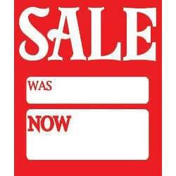 Hi-Glo Sale Cards (Pack of 40) - 3" x 2.5"