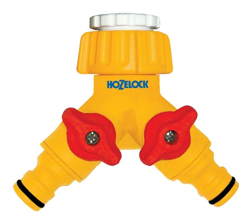 Hozelock Dual Tap Connector - 2 Connectors