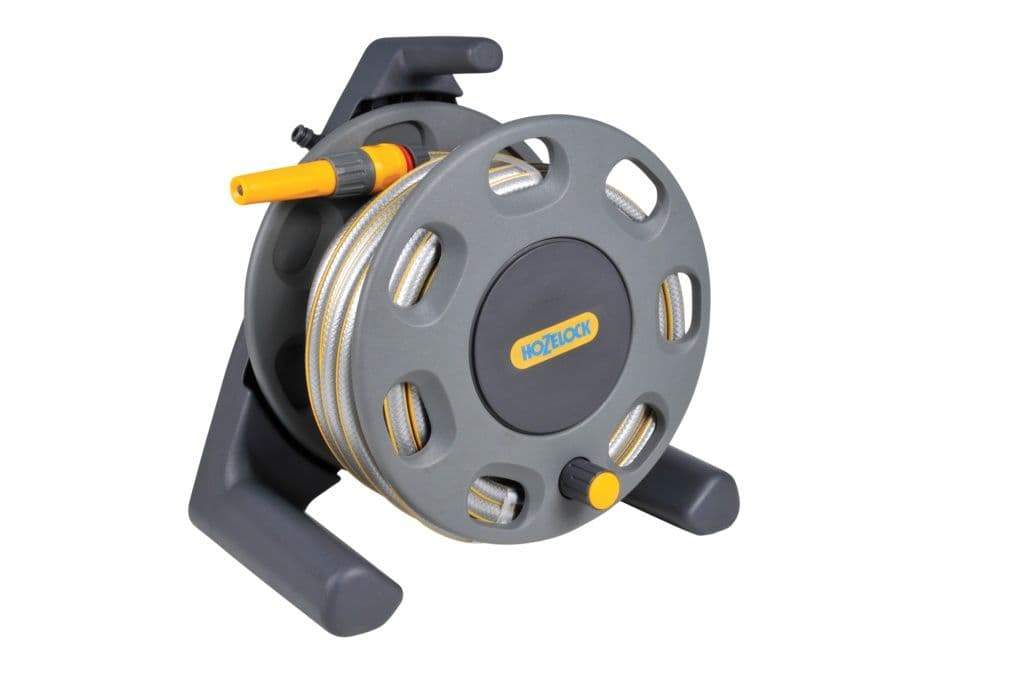 Hozelock Freestanding Compact Hose Reel - With 25m Hose Reel