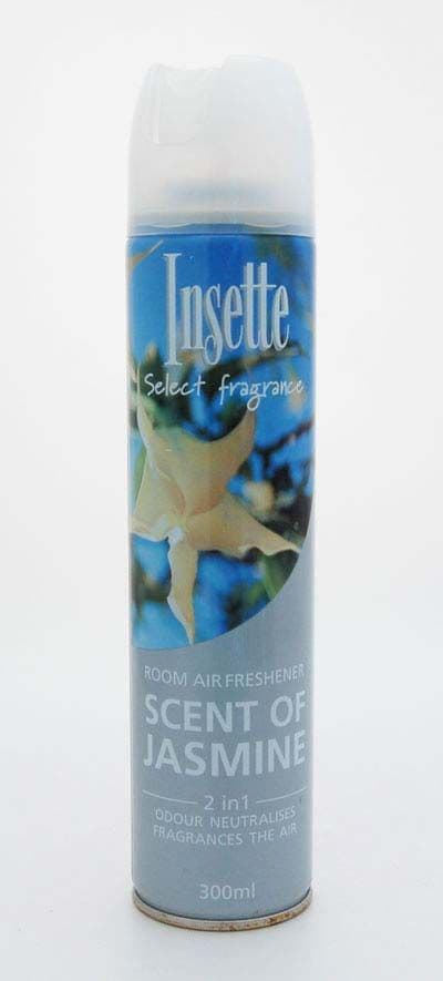 Insette 2 in 1 Air Freshener 300ml - Scent of Jasmine