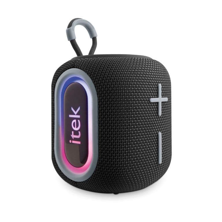Itek Bluetooth Black Speaker & LED Lights - 5w