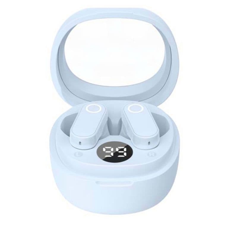 Itek TWS Earbuds With LED Display & Case - Blue – Status Home Care