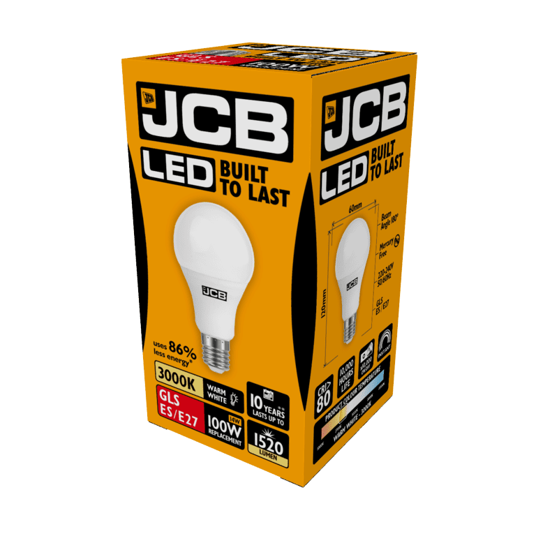 JCB LED A60 1520lm Opal 15w - E27 2700k