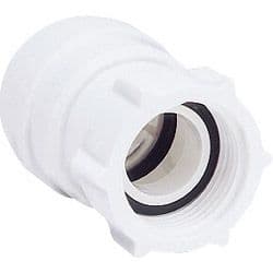 JG Speedfit Female Coupler Tap Connector - White - 15mm x 1/2 bsp 10 Pack