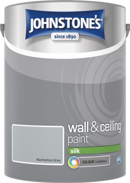 Johnstone's Wall & Ceiling Silk 5L - Manhattan Grey