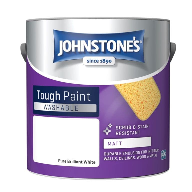 Johnstone's Washable Matt 2.5L - Brilliant White