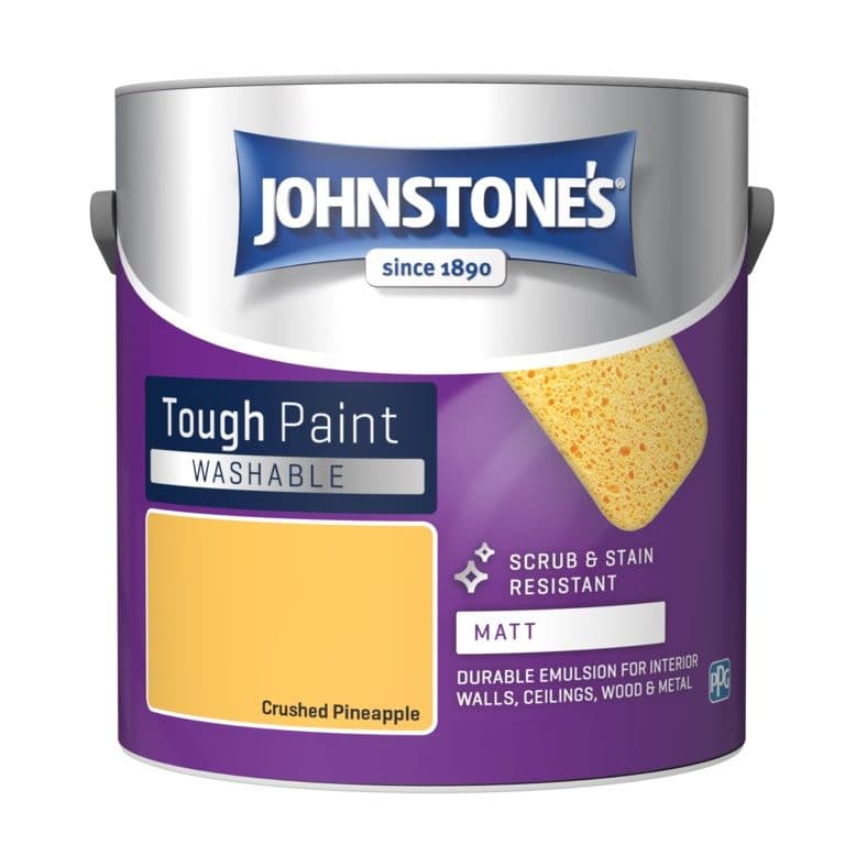 Johnstone's Washable Matt 2.5L - Crushed Pineapple