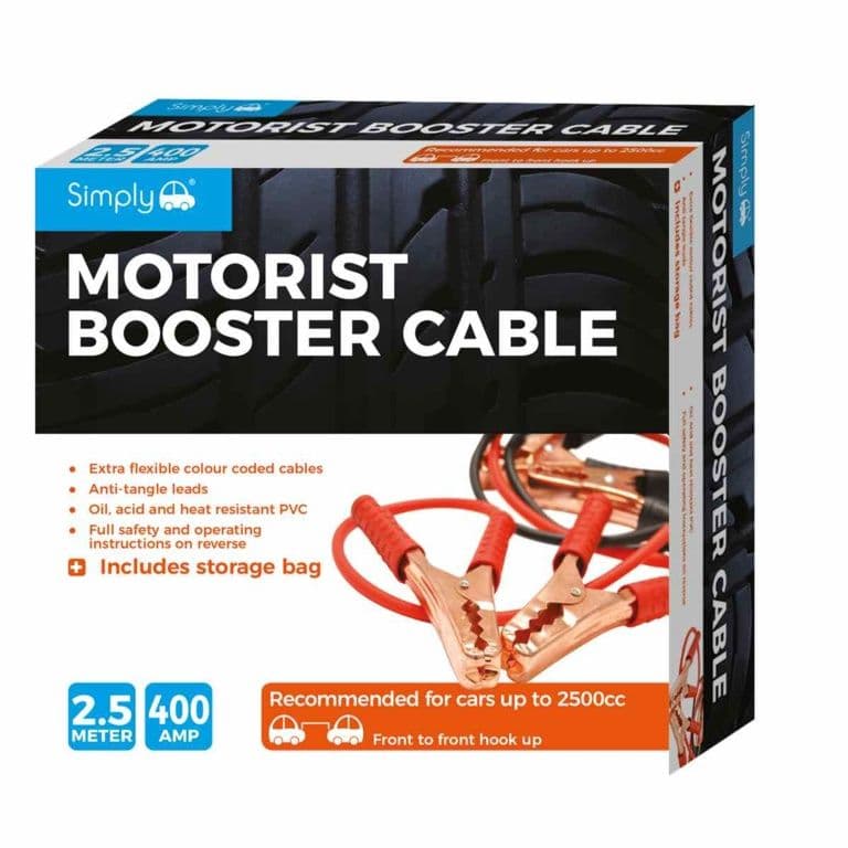 JRP Boxed Motorist Jump Leads 400amp - 2.5m