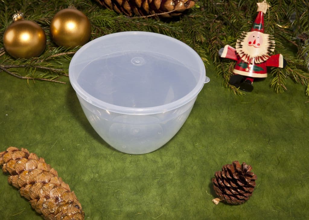 Just Pudding Basins Pudding Basin & Lid - 1/2 Pint/280ml Clear