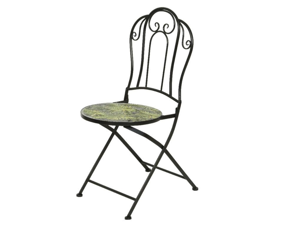 Kaemingk Bistro Iron Maun Chair - 46cm Black/Col