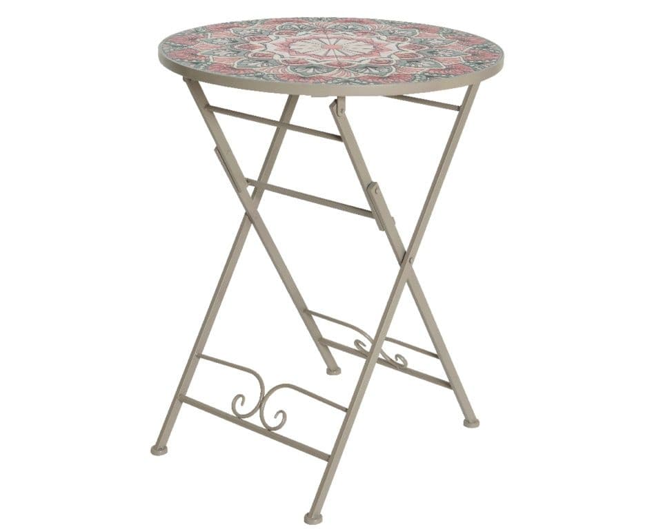 Kaemingk Bistro Table Narbonne Iron - Taupe 60cm