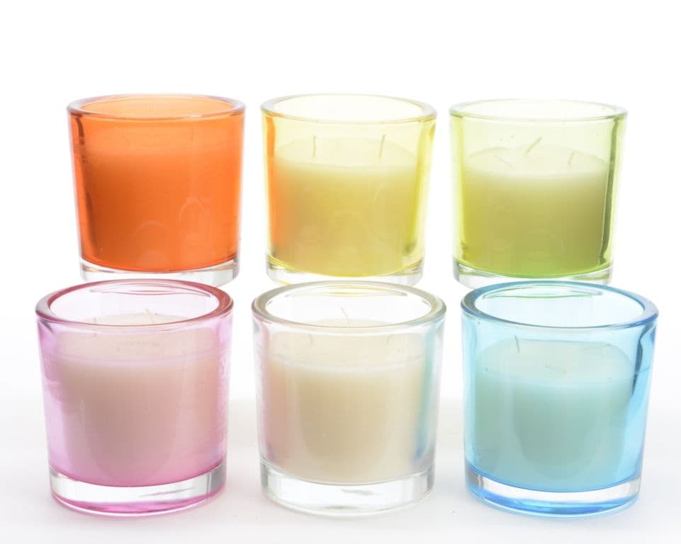 Kaemingk Glass Pot With Scented Wax