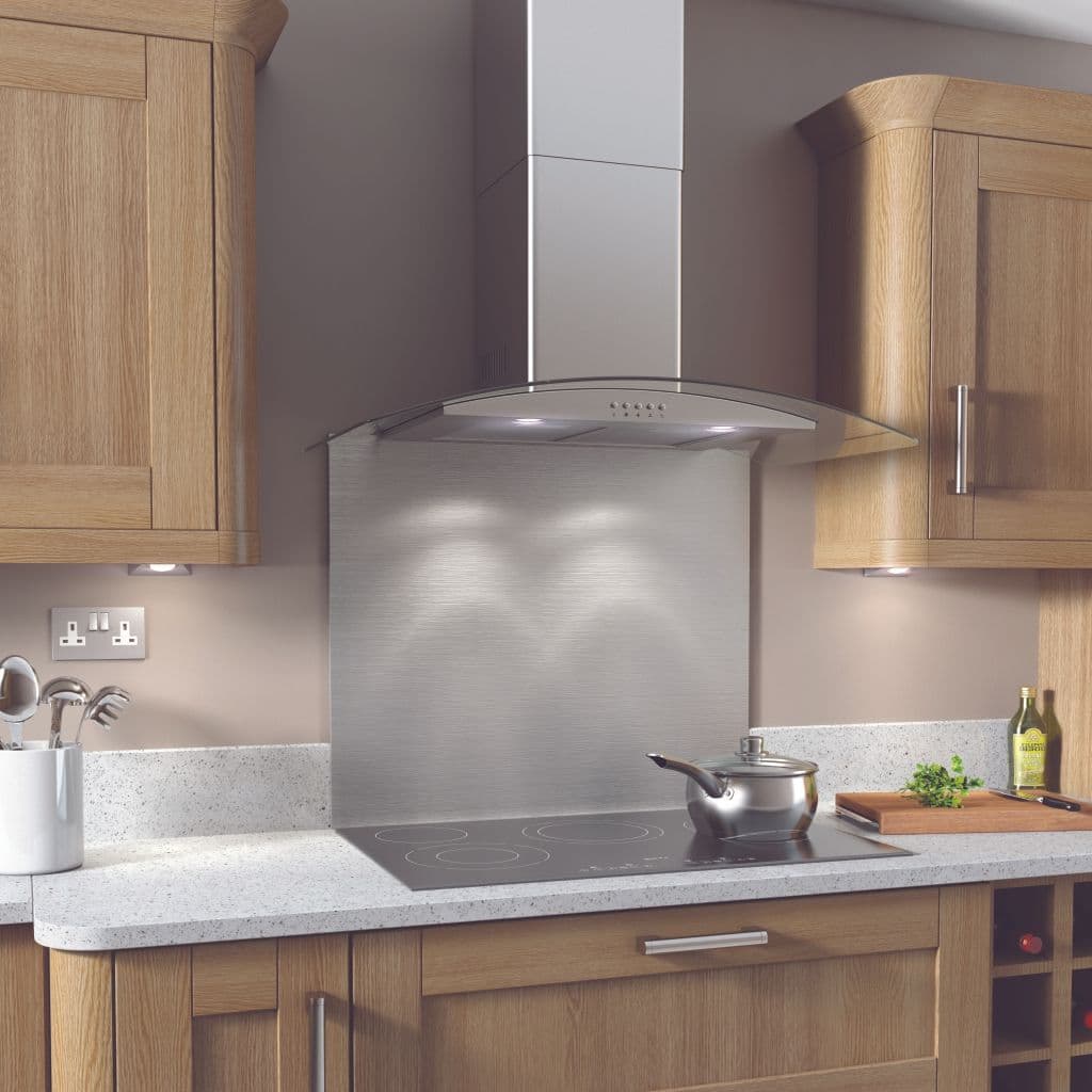 Kitchenplus Curve Stainless Steel Cooker Hood - 90cm