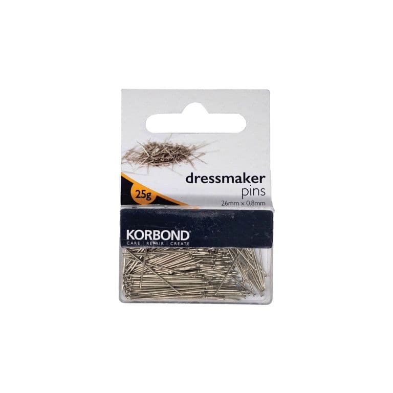 Korbond Dressmaker Pins - 25g