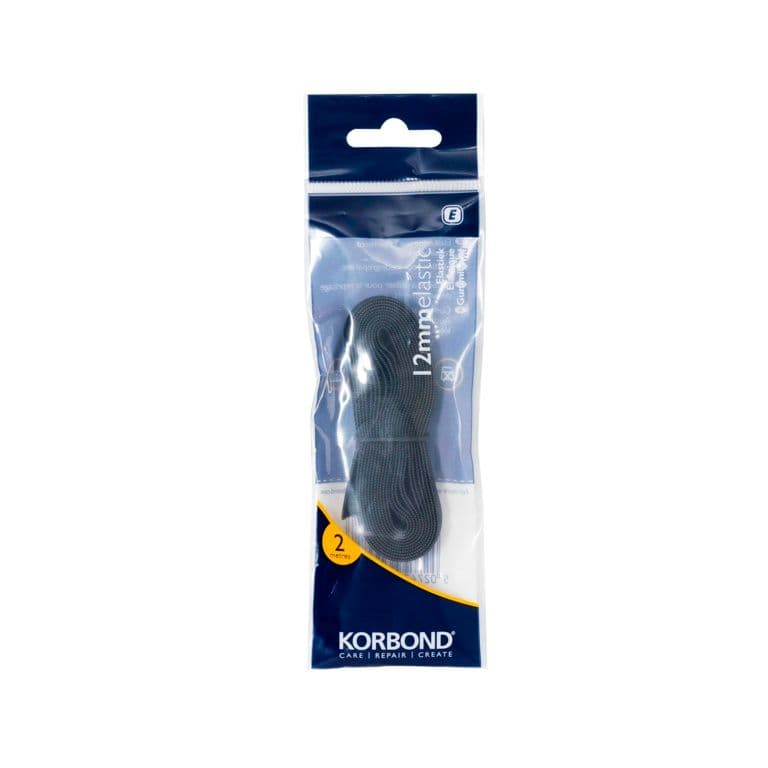 Korbond Elastic Black 12mm - 2m