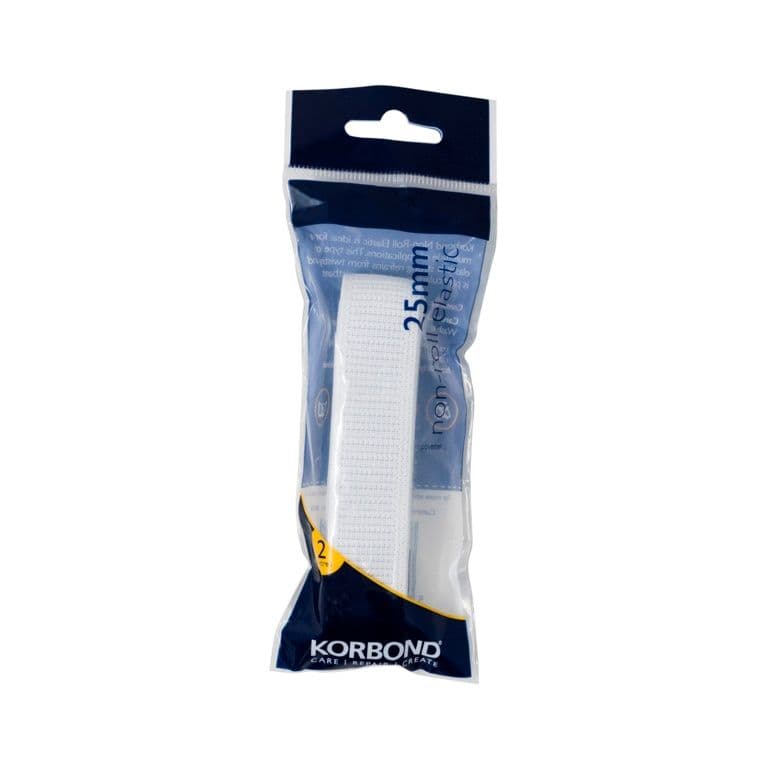 Korbond Non Roll Elastic - 25mm x 2m