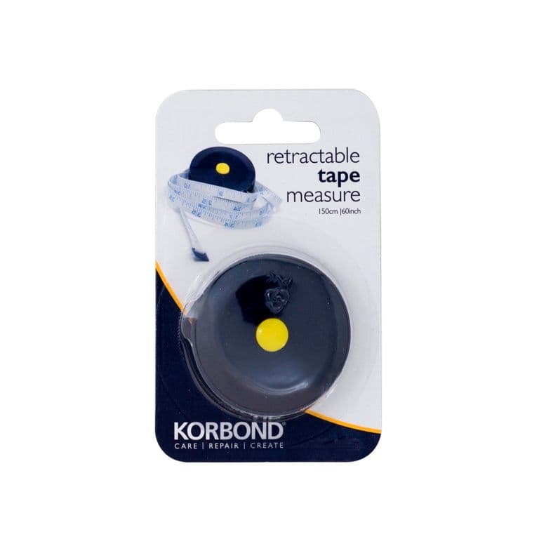 Korbond Retractable Tape Measure - 60"/150cm