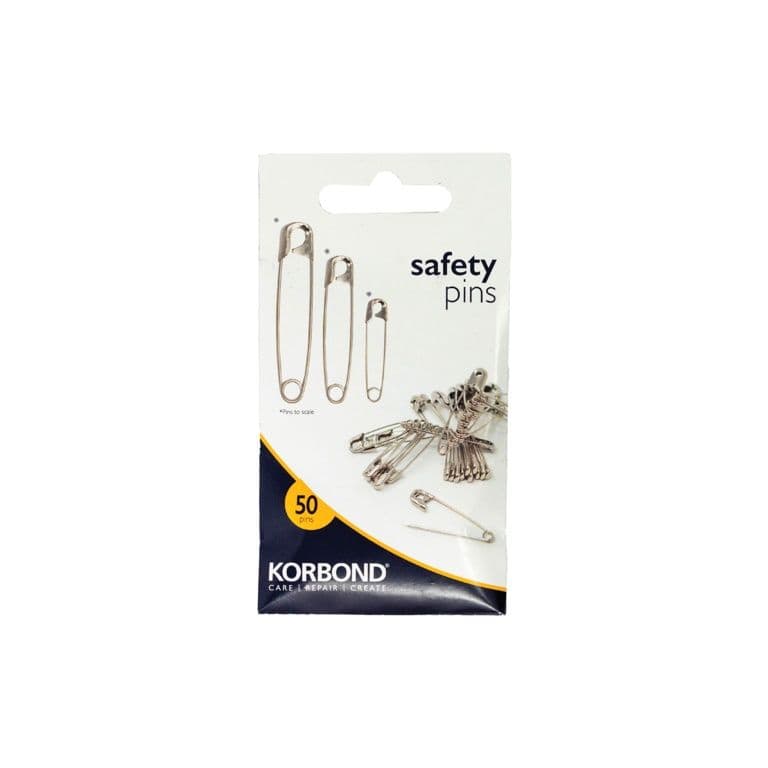 Korbond Safety Pins - 50 Piece