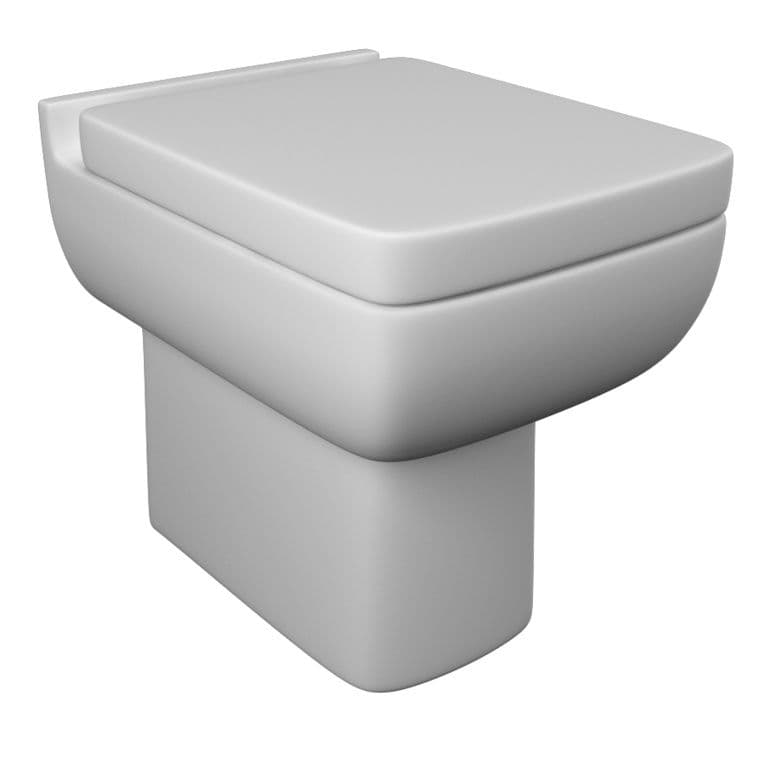 Kvit Back To Wall WC Pan - White