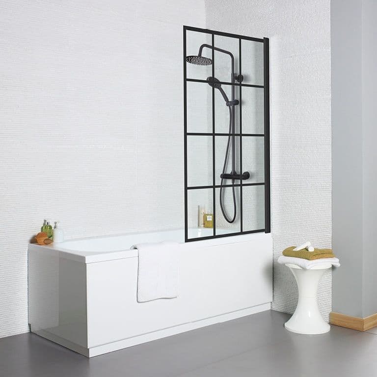 Kvit Krittal Bath Screen - 780mm