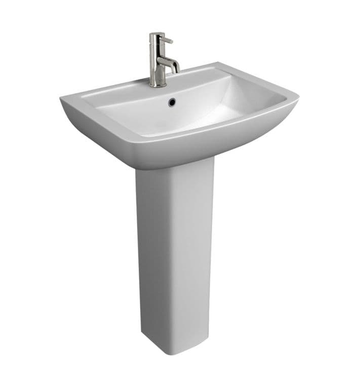Kvit Pure 1 Tap Hole Basin - 550mm