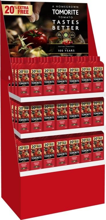Levington Tomorite + 20% Free - Display Unit of 112