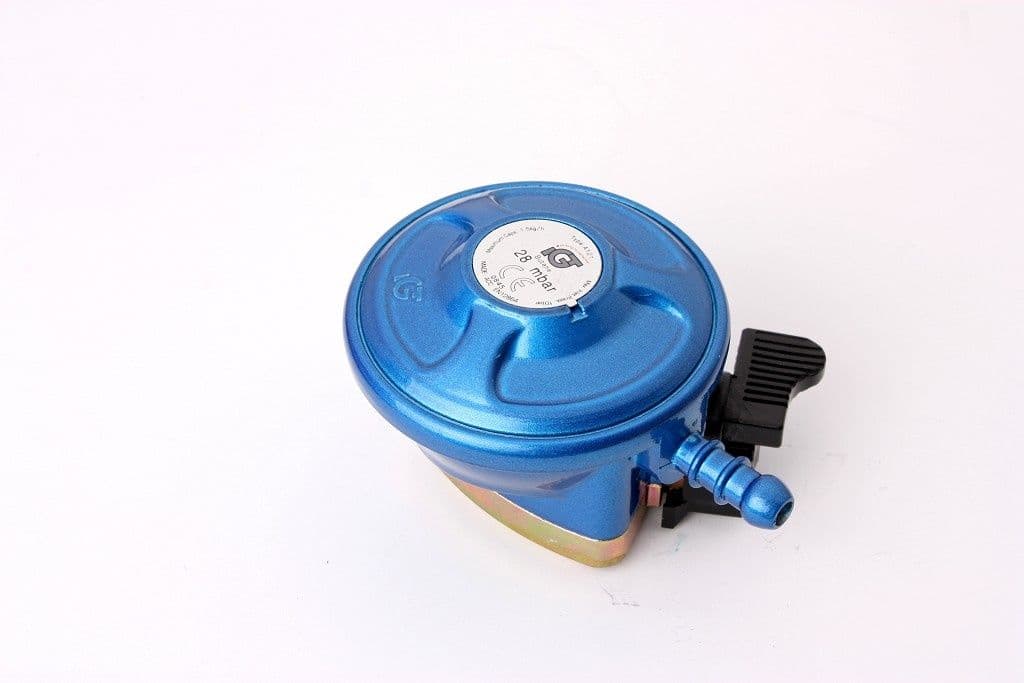 Lifestyle Butane 21mm Clip on Regulator - Blue