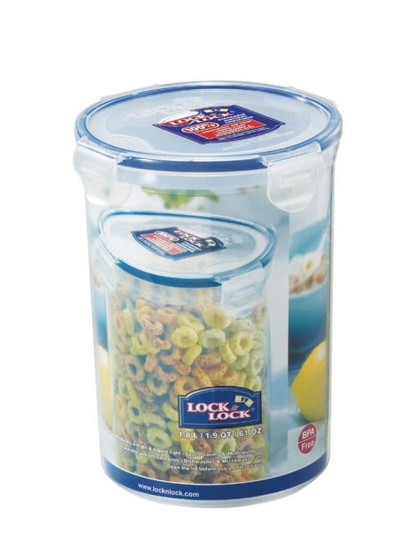 Locknlock Round Food Storage Container - 1.8L