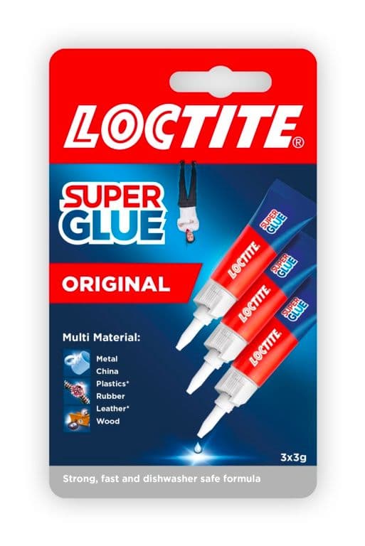 Loctite Maxi Trio Super Glue Liquid - 3 x 3g
