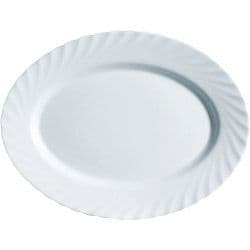 Luminarc Trianon White Platter - 35 x 24cm Oval