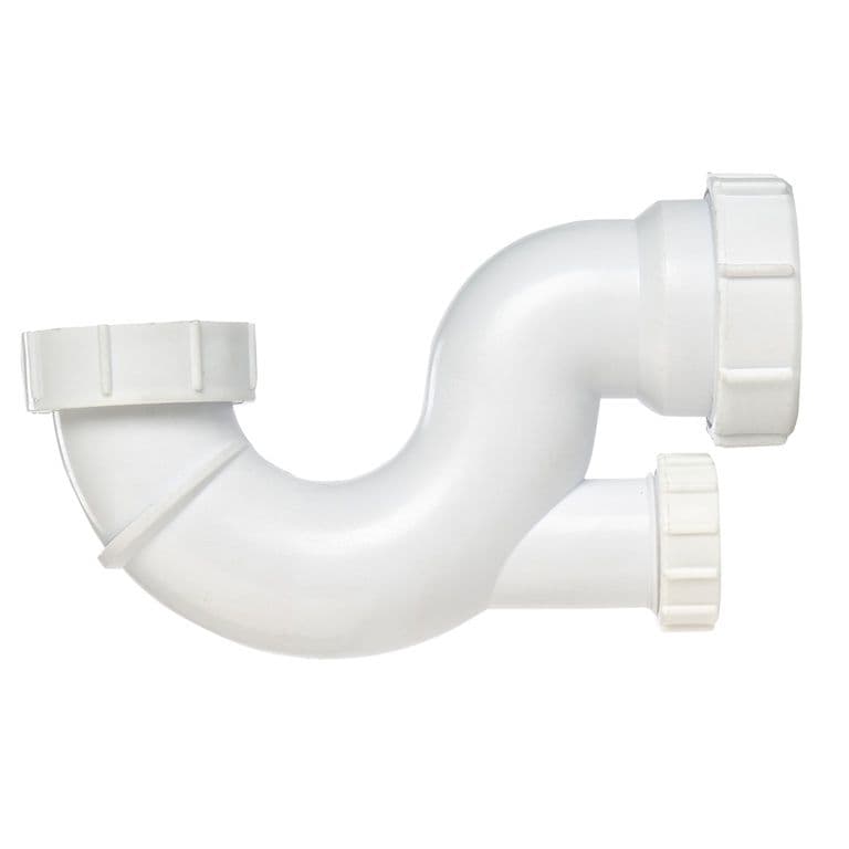 Make Shallow Bath Trap with Cleaning Eye - 40mm