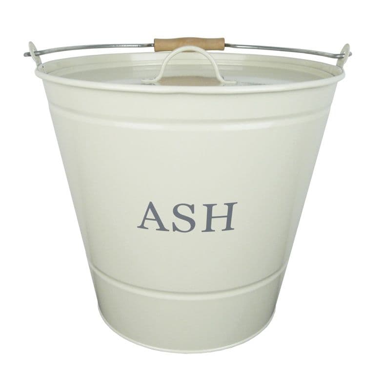 Manor Ash Bucket With Lid - Cream