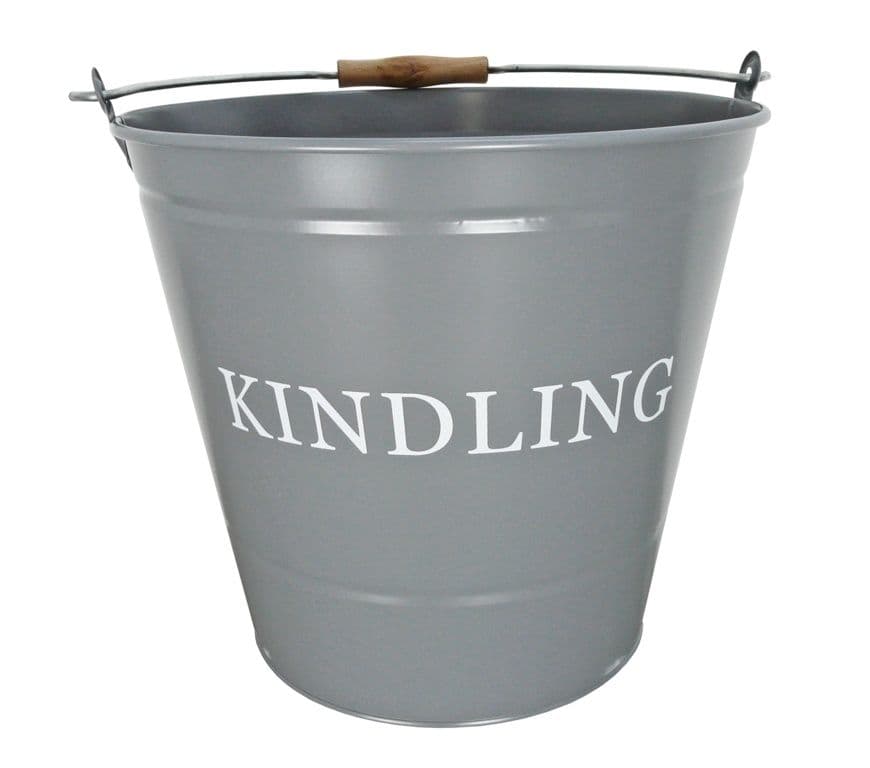 Manor Kindling Bucket - Grey