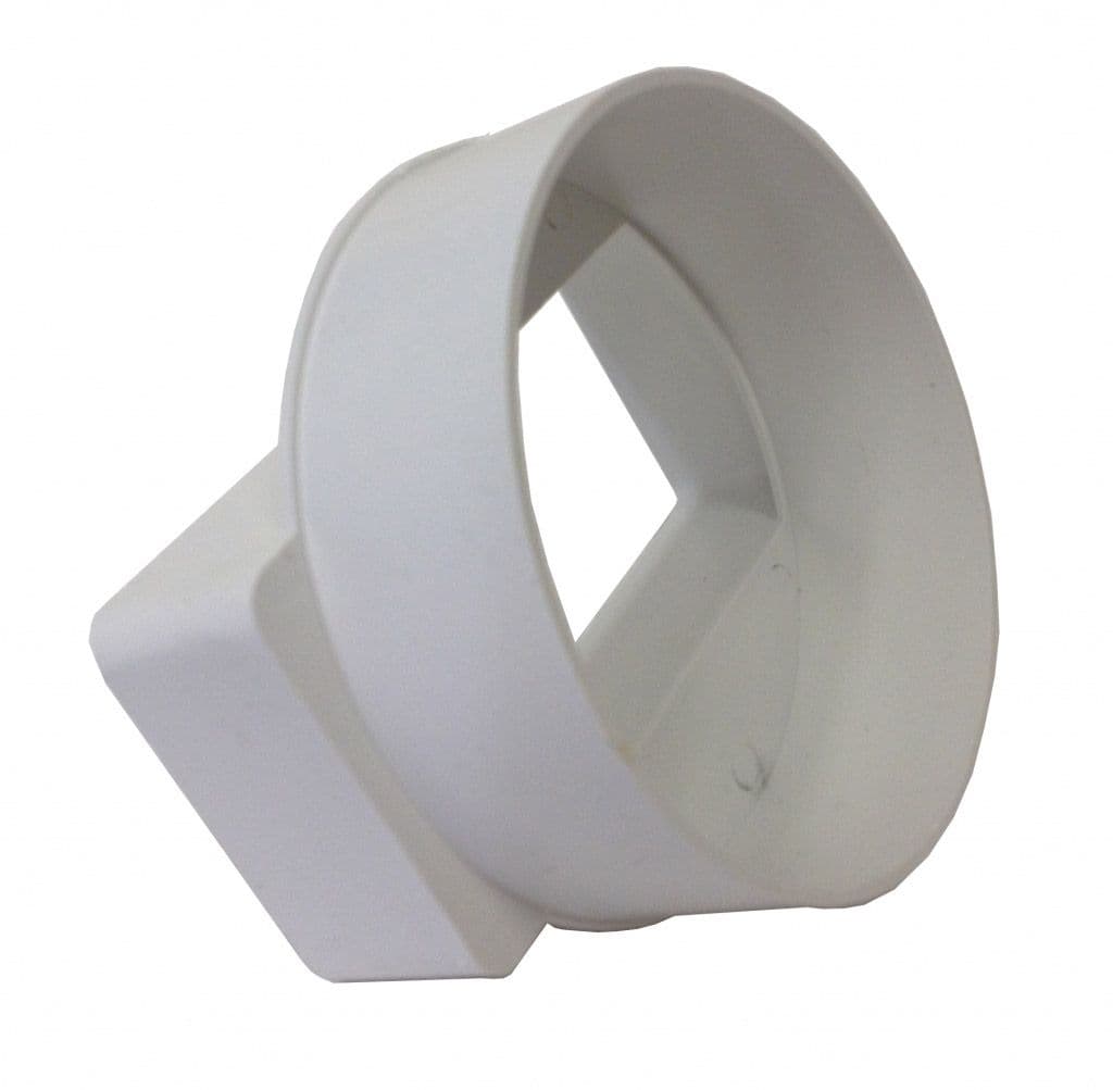 Manrose Adaptor Round To Rectangular Adaptor - 4"/100mm/110x54mm